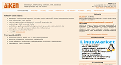 Desktop Screenshot of aiken.cz